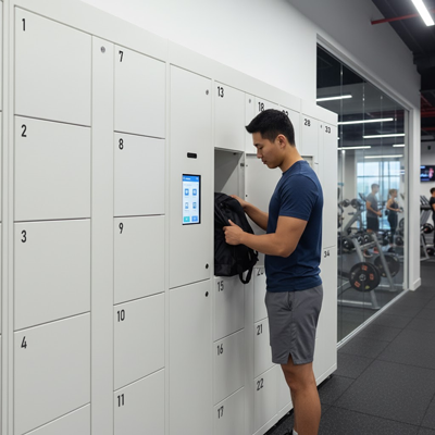 ล็อกเกอร์ในฟิตเนส